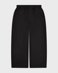 Woven Linen Cropped Trouser