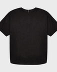 Oversized Linen T-shirt (Up 'n' Down)