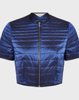 Gradient Quilt Cropped Jacket