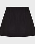 Zipped Wool Skirt