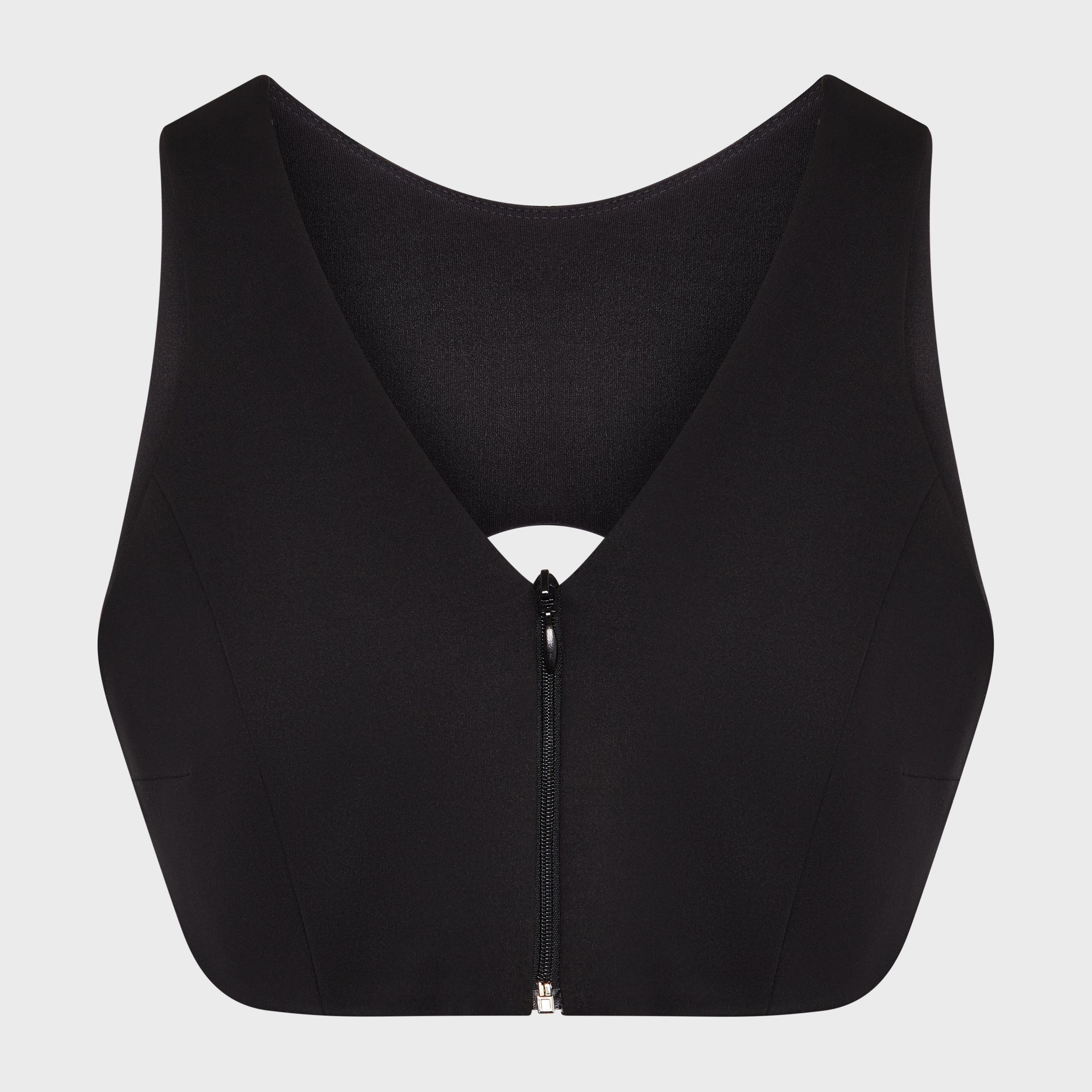 Zipped Sports Bra